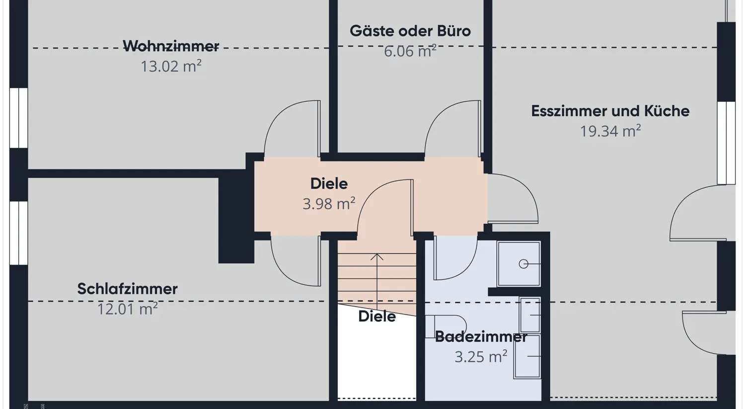 Grundriss Wohnung Dachgeschoss