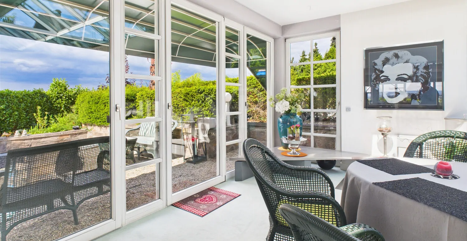 Atemberaubend schön – wie Marilyn. Ein Wintergarten voller Licht.