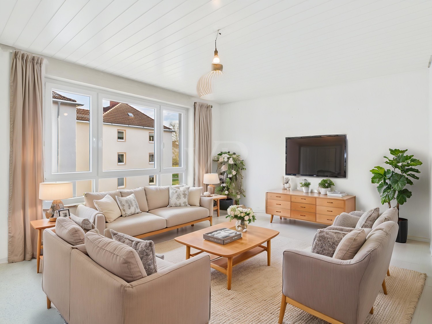 Ki-Staging Wohnzimmer