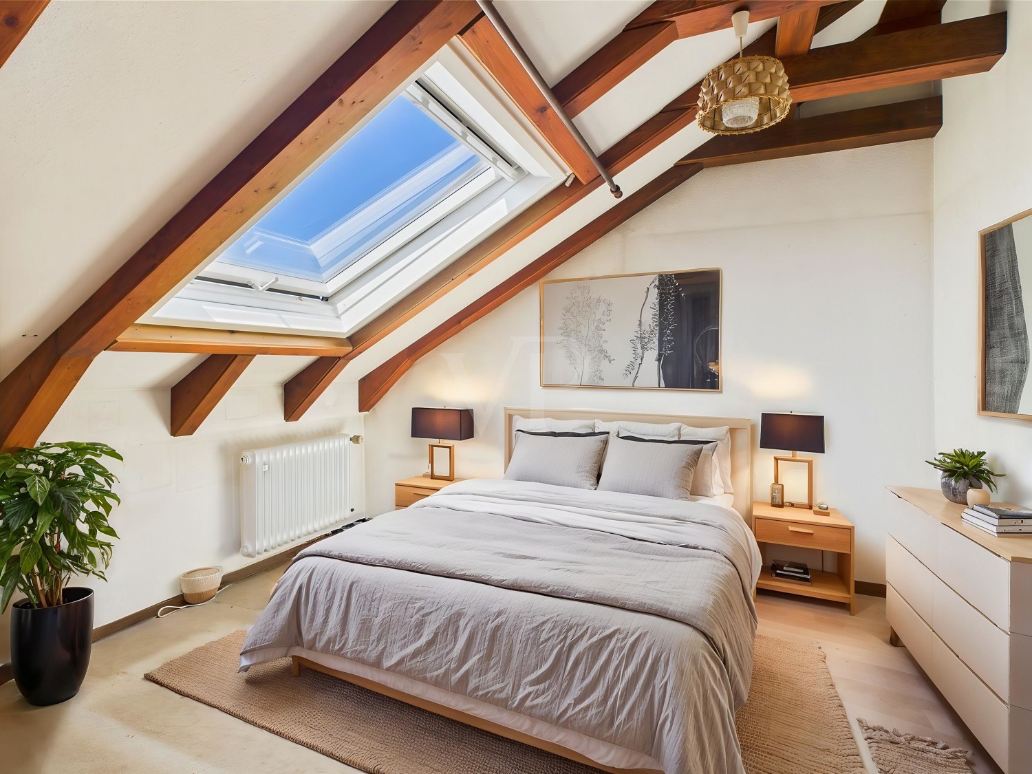 Ki-Staging Schlafzimmer DG