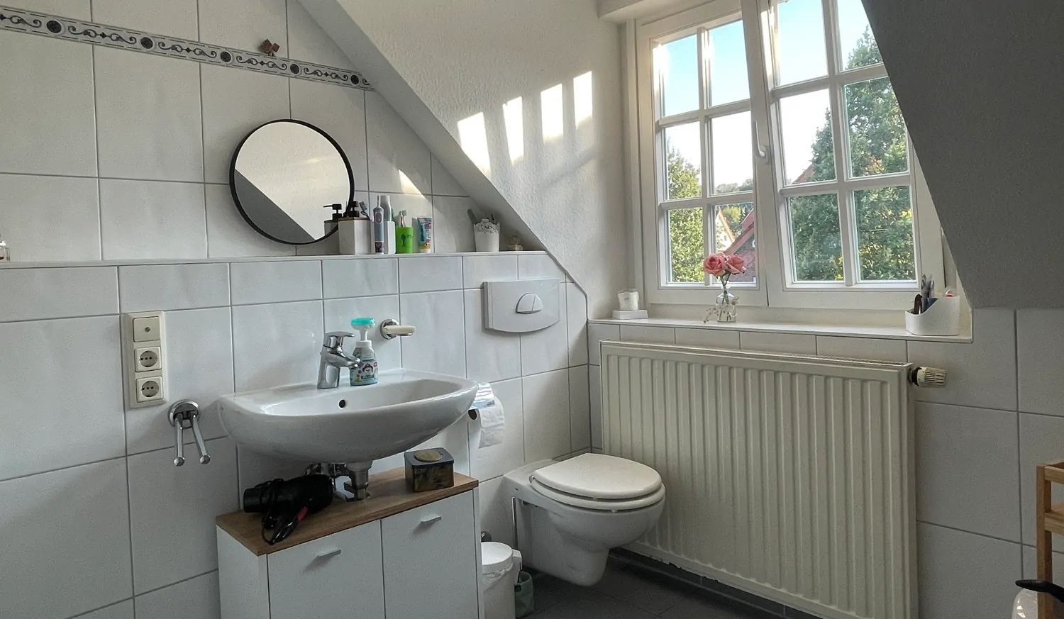 Badezimmer mit Wanne