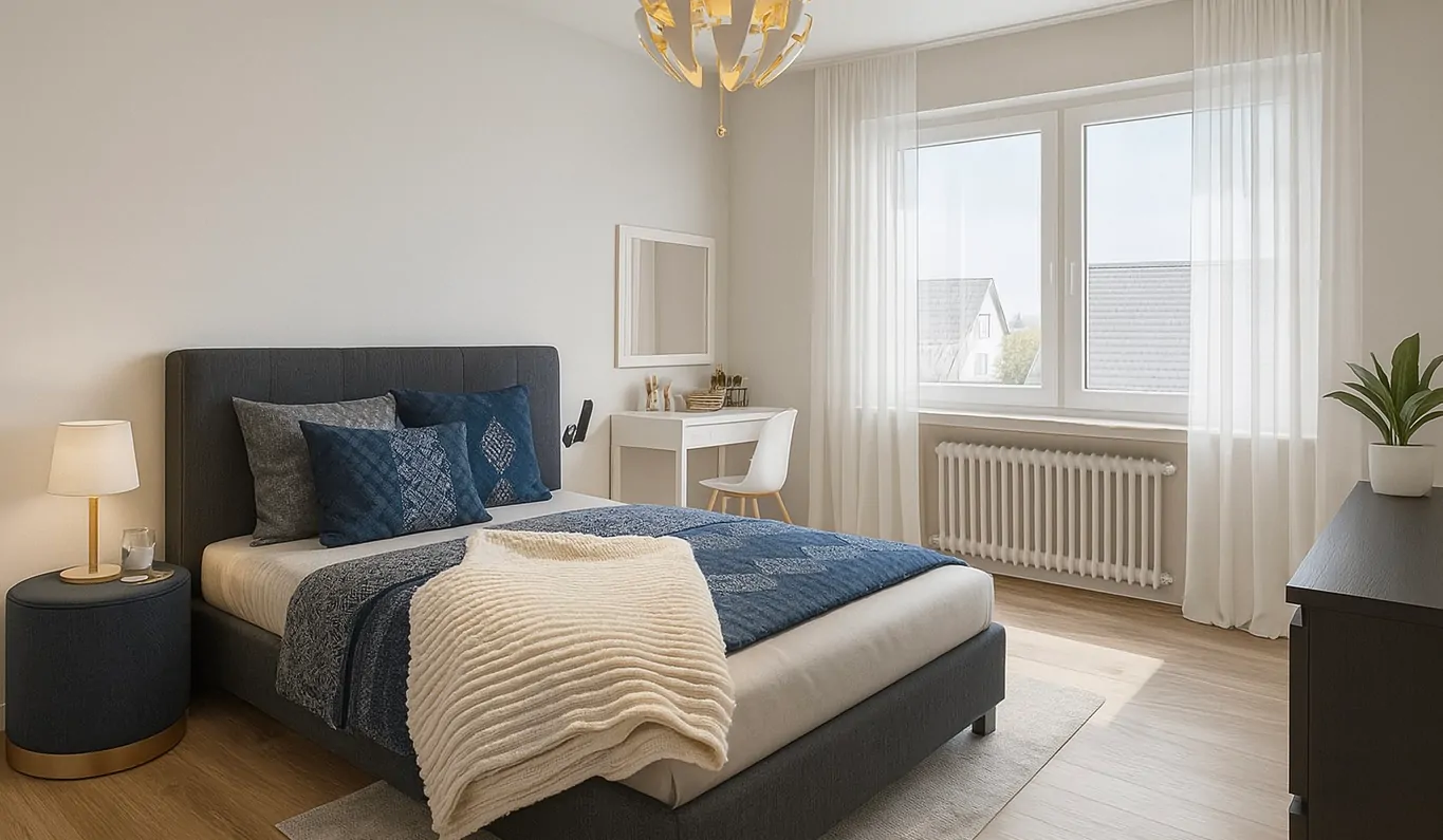 Schlafzimmer visuell