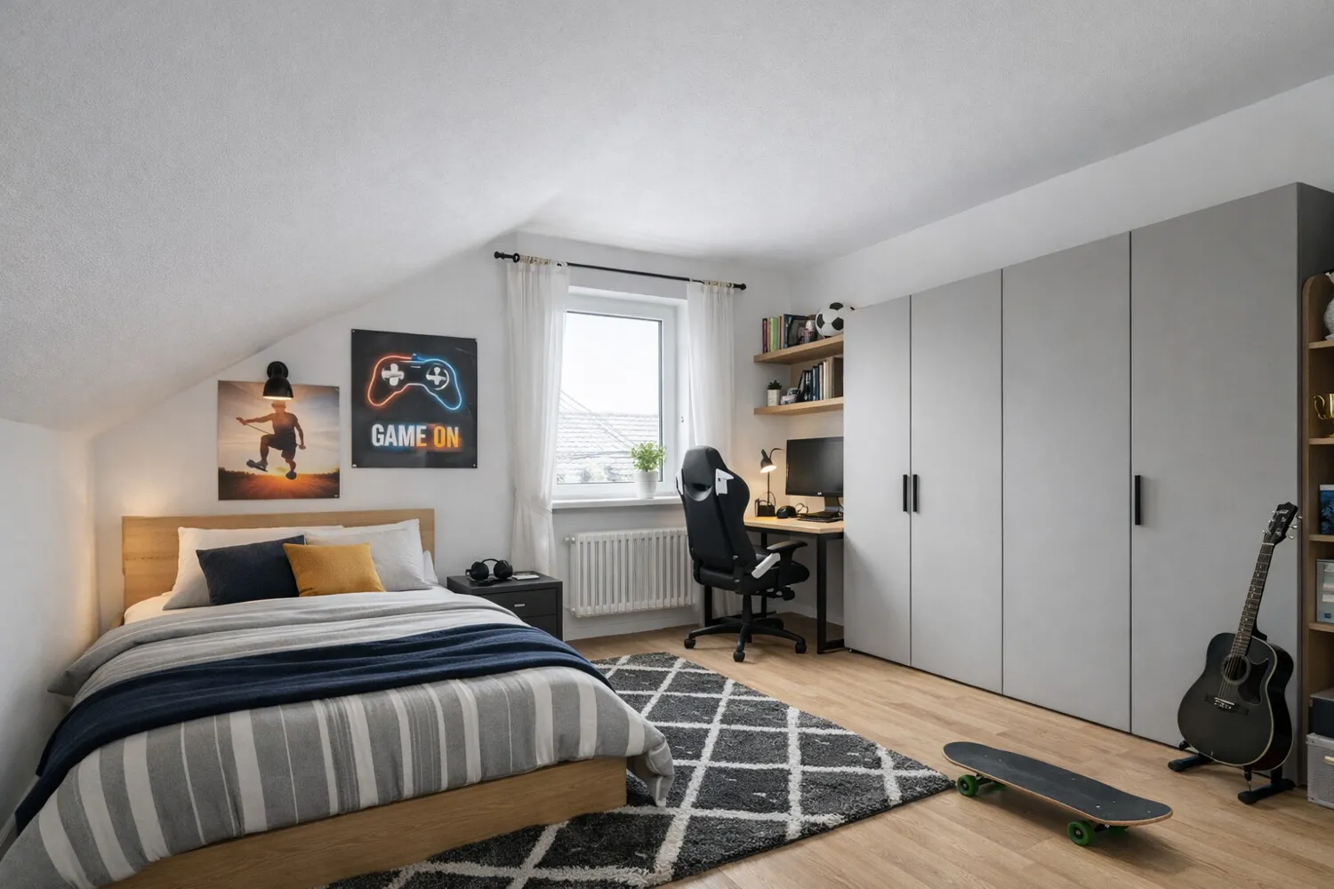 Kinderzimmer - virtuell möbliert