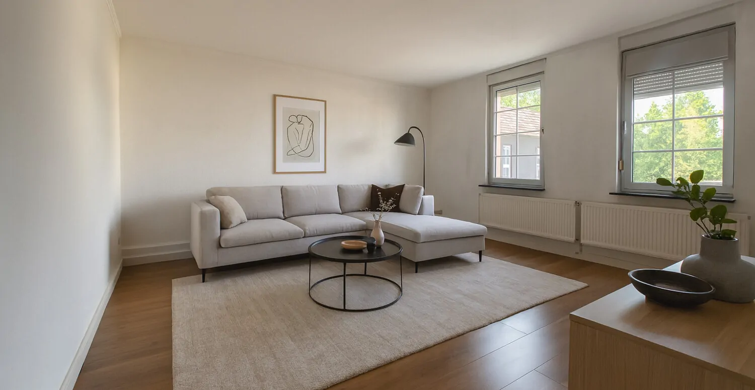 2. Zimmer Obergeschoss - virtuell möbliert