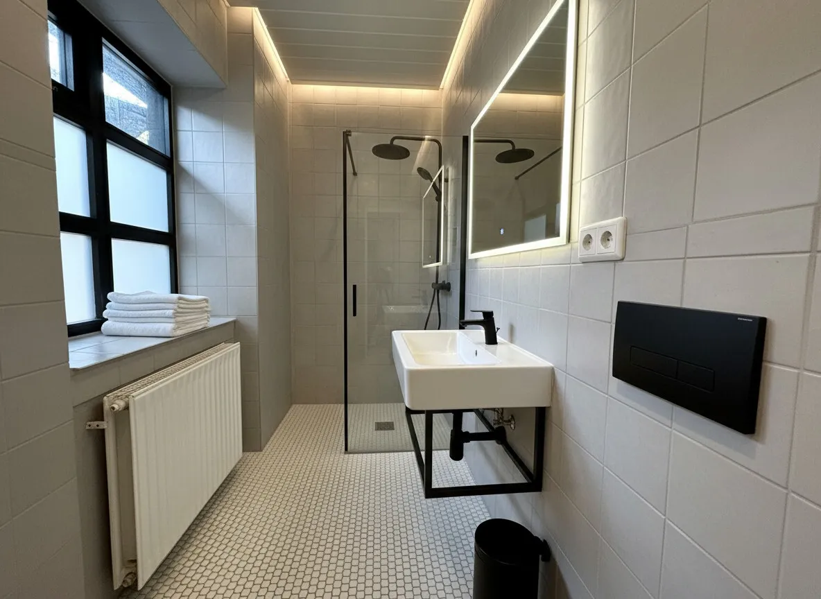 Badezimmer virtuell modernisiert
