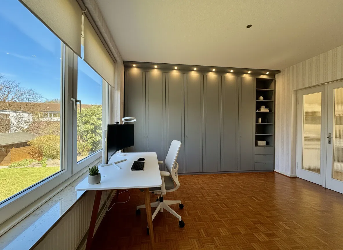 Zimmer im EG - virtuell möbliert