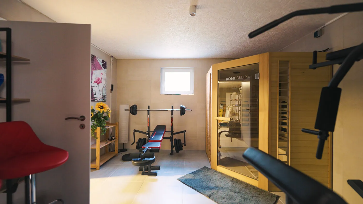 Infrarotsauna im UG