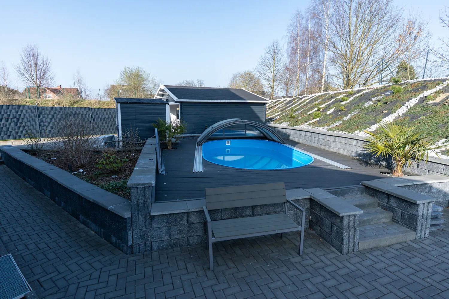 beheizter Swimmingpool