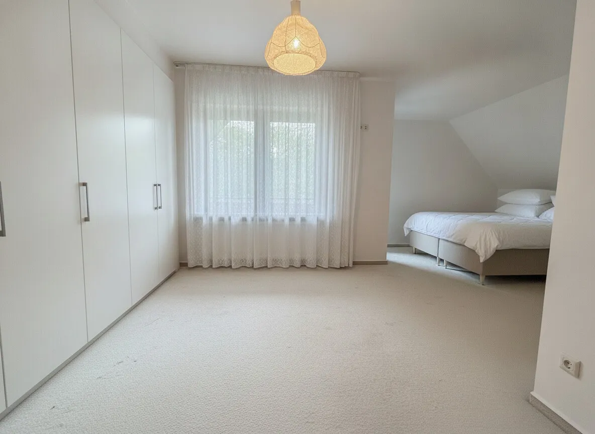 Schlafzimmer virtuell moderniesiert