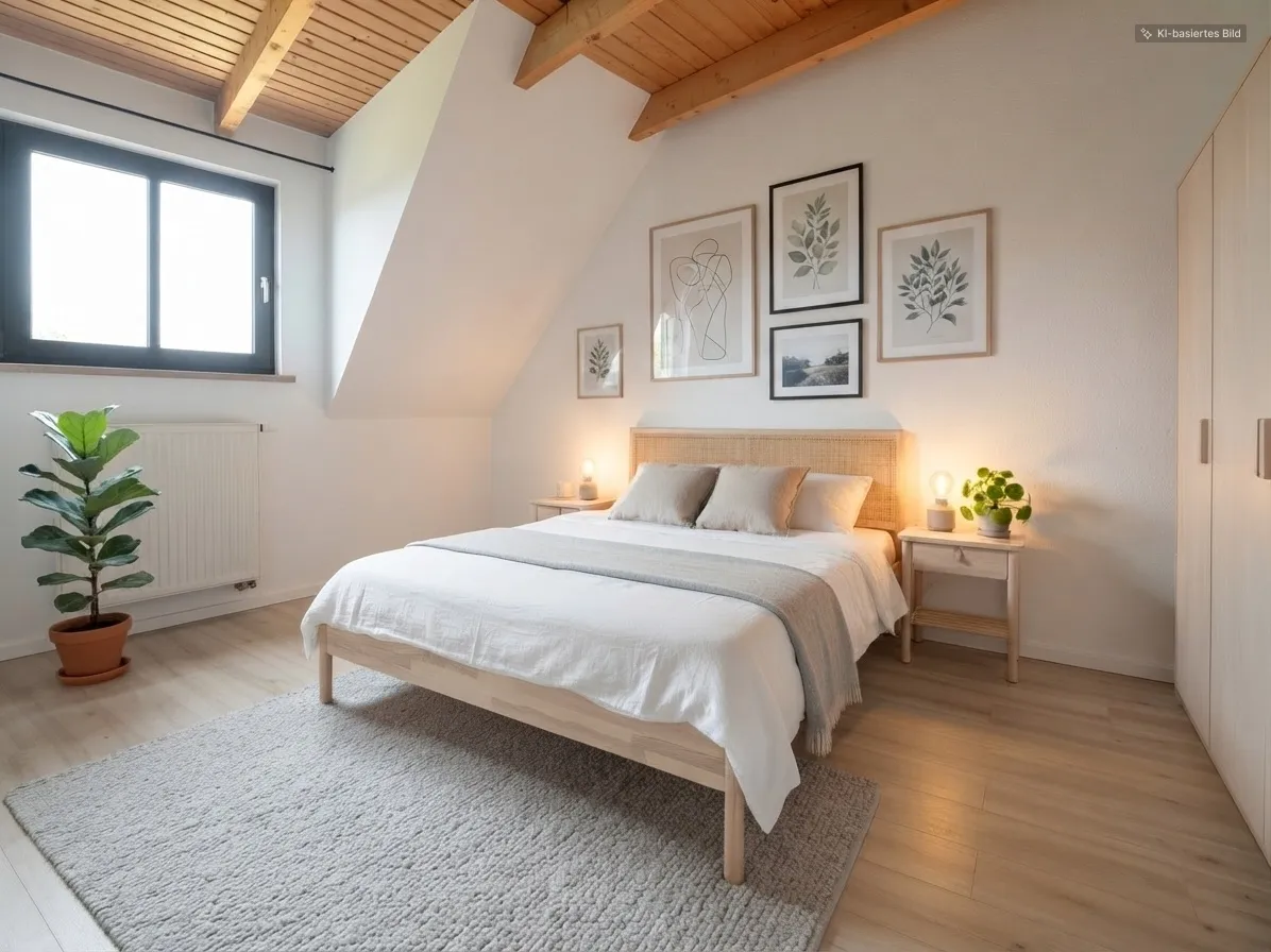 zweites Schlafzimmer OG virtuell gestaltet