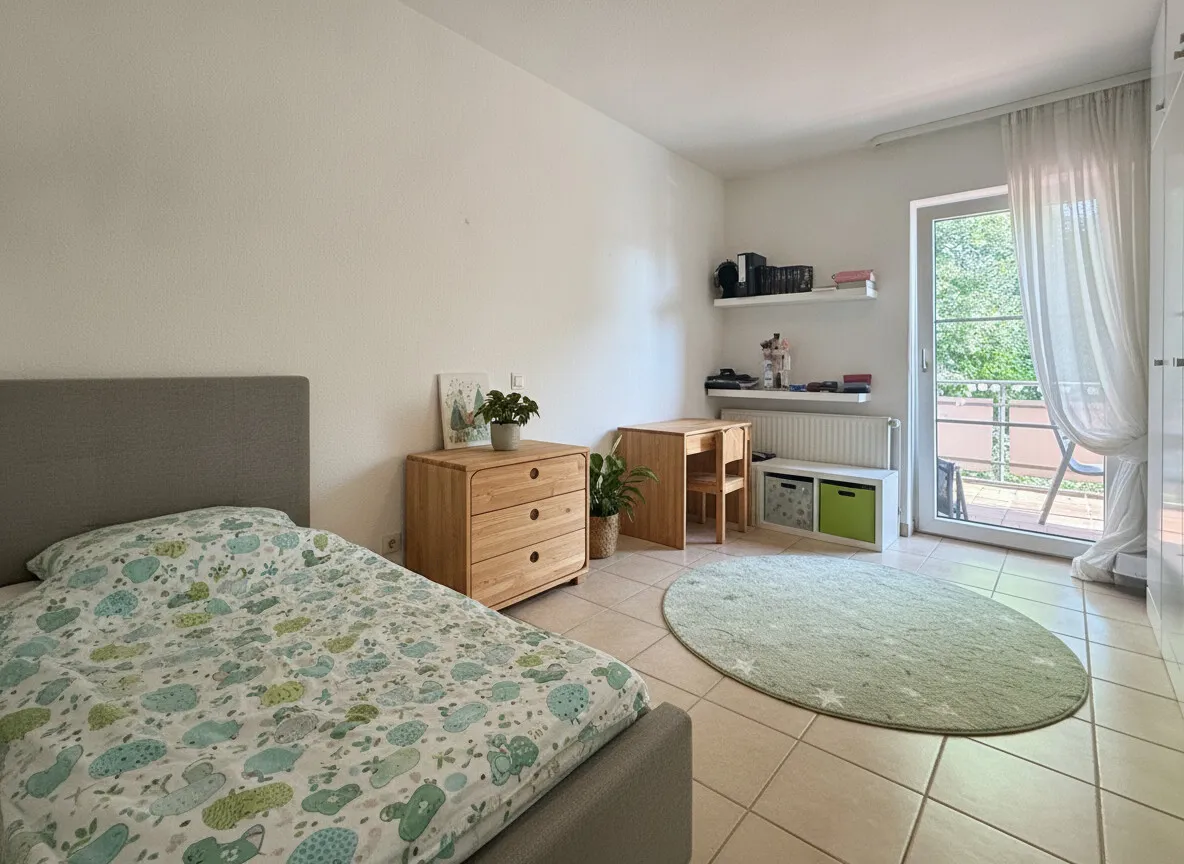 Schlafzimmer 2 / Kinderzimmer virtuell gestaltet