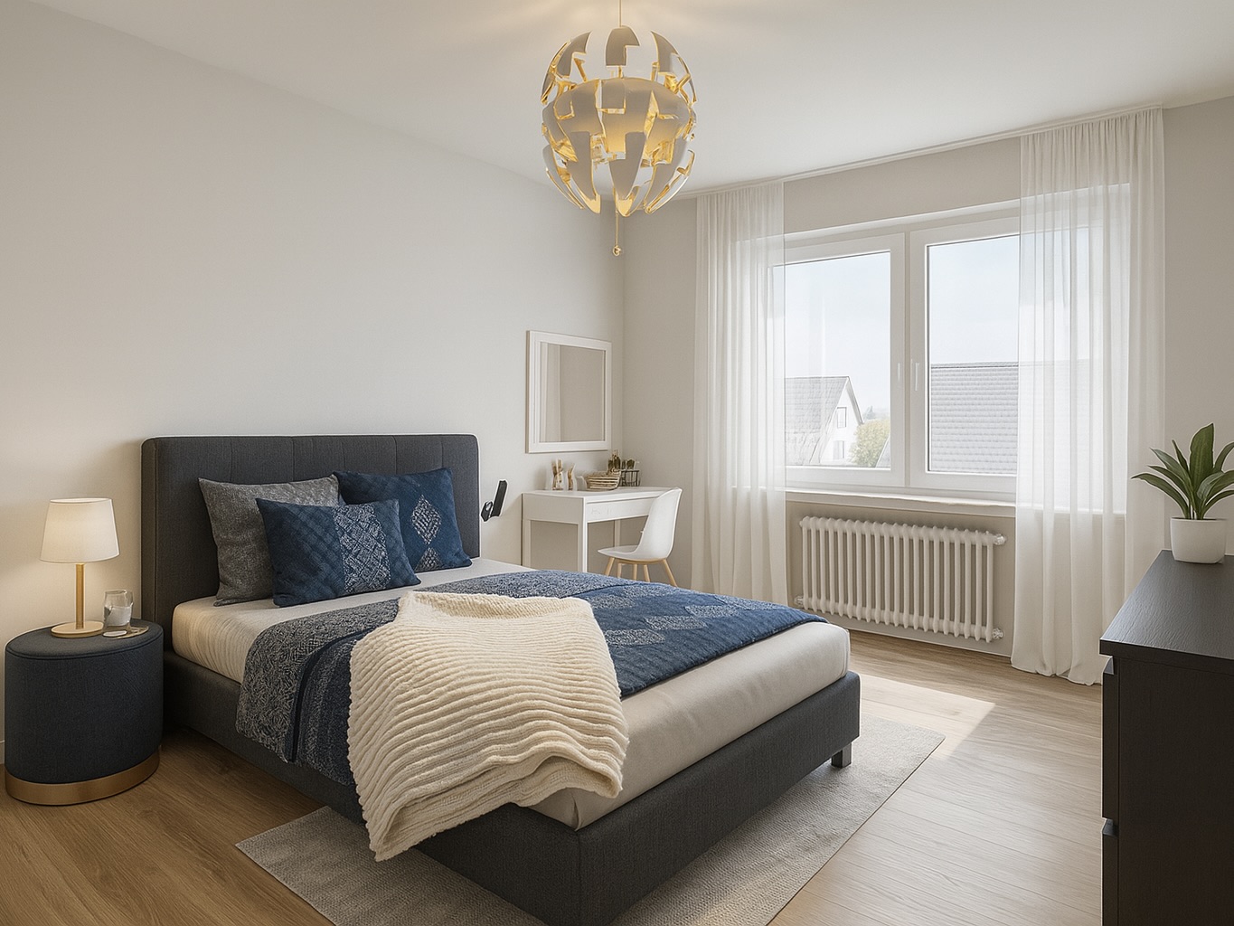 Schlafzimmer visuell