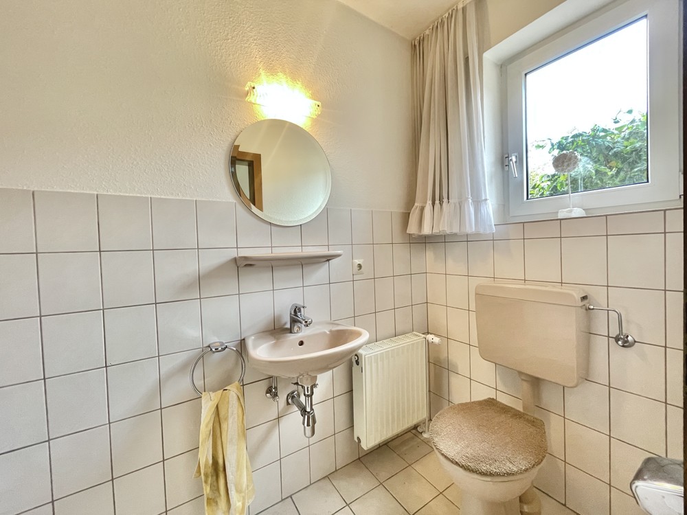 Gäste-WC mit pLatz für eine Dusche