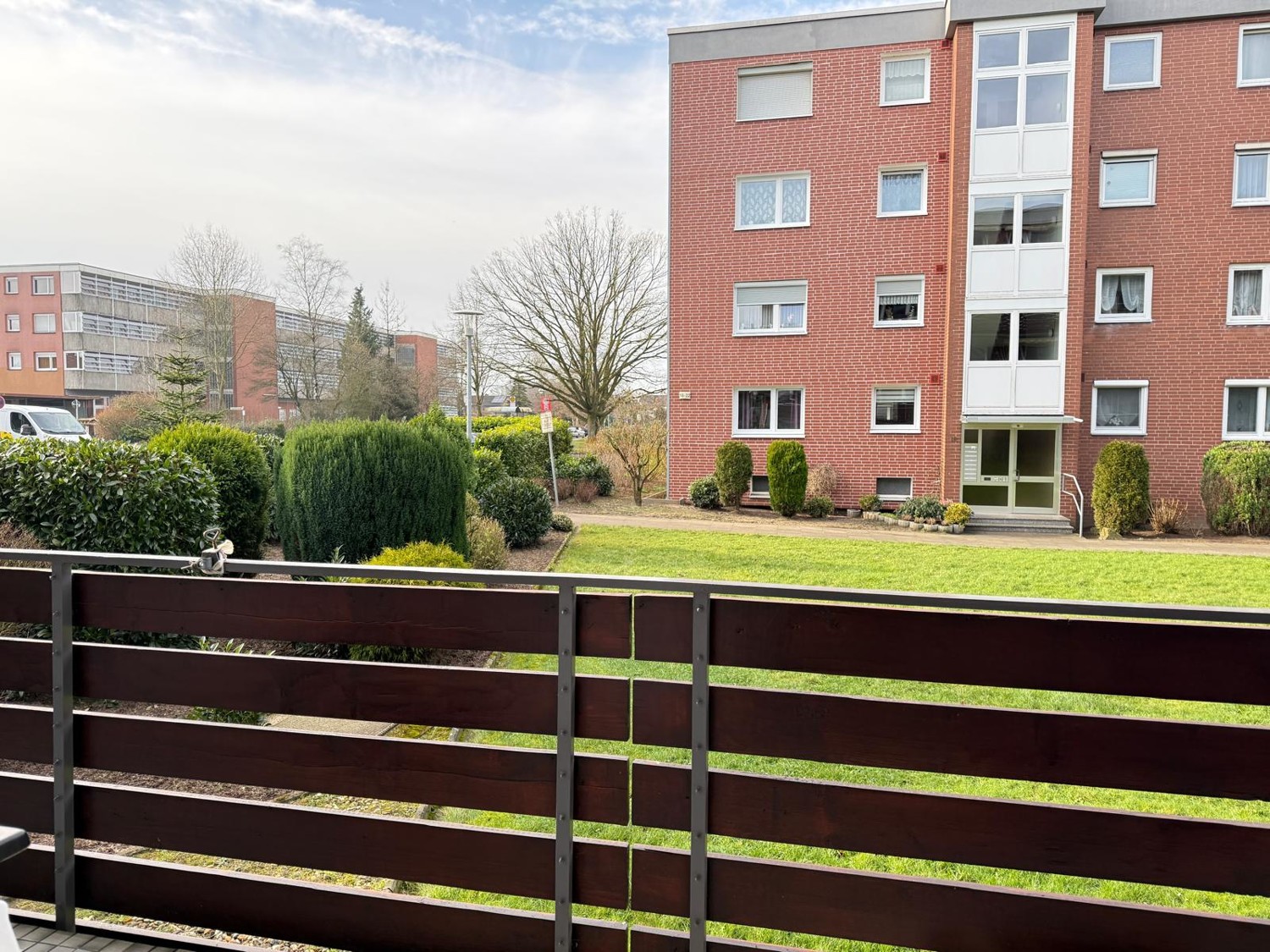 Balkon mit Westausrichtung