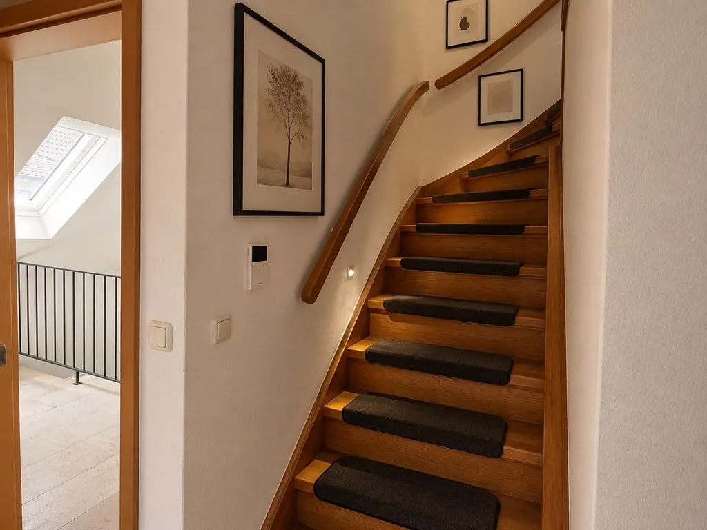 Treppe zum Büro