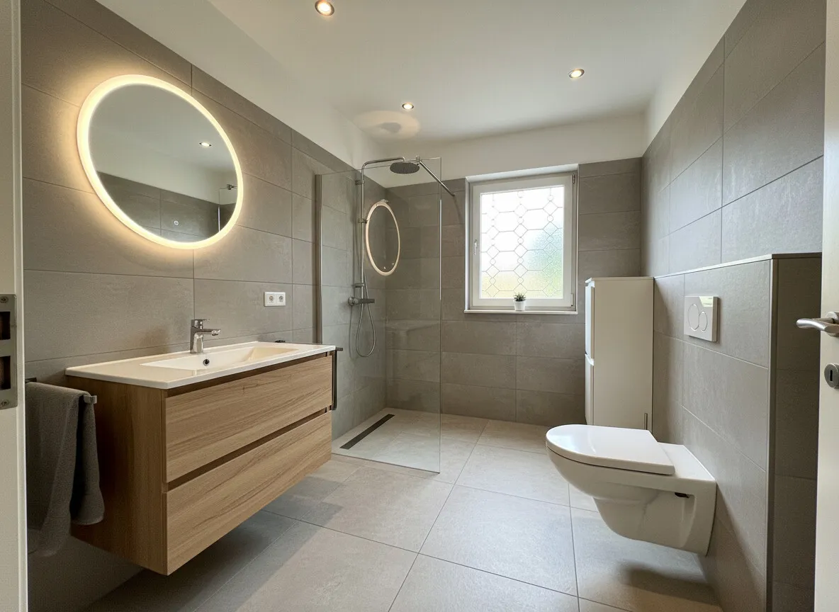 Badezimmer EG virtuell modernisiert
