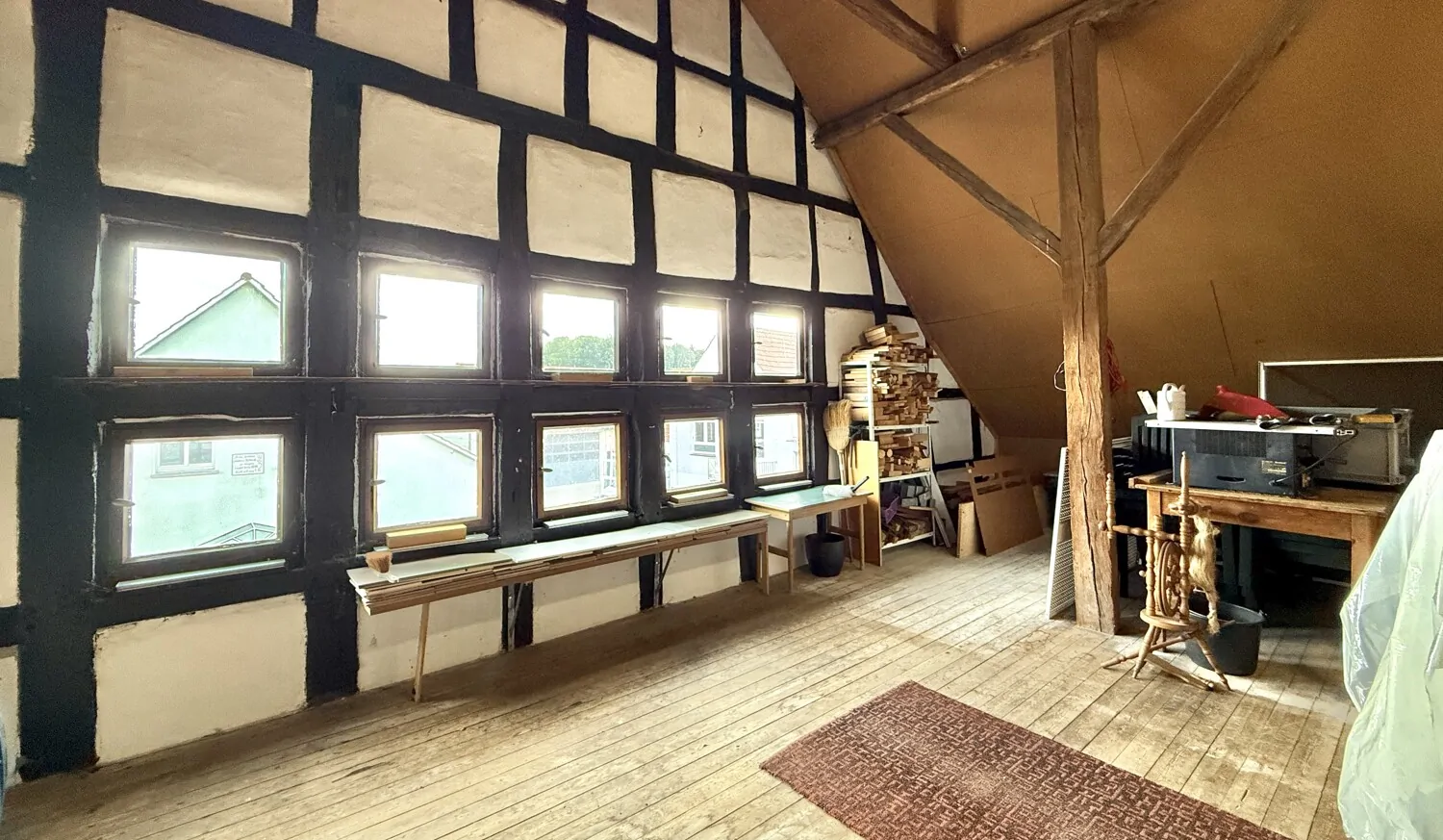 Dachboden als Ausbaureserve