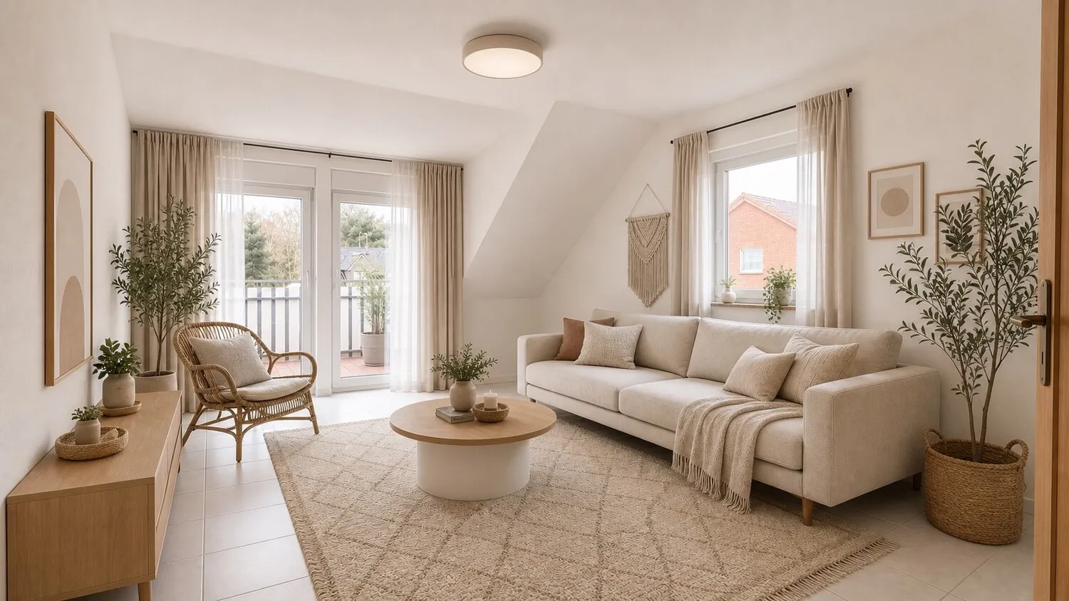 Schöne 4-Z-Dachgeschosswohnung mit toller Aussicht in ruhiger Wohnlage - Provisionsfrei - Foto 1