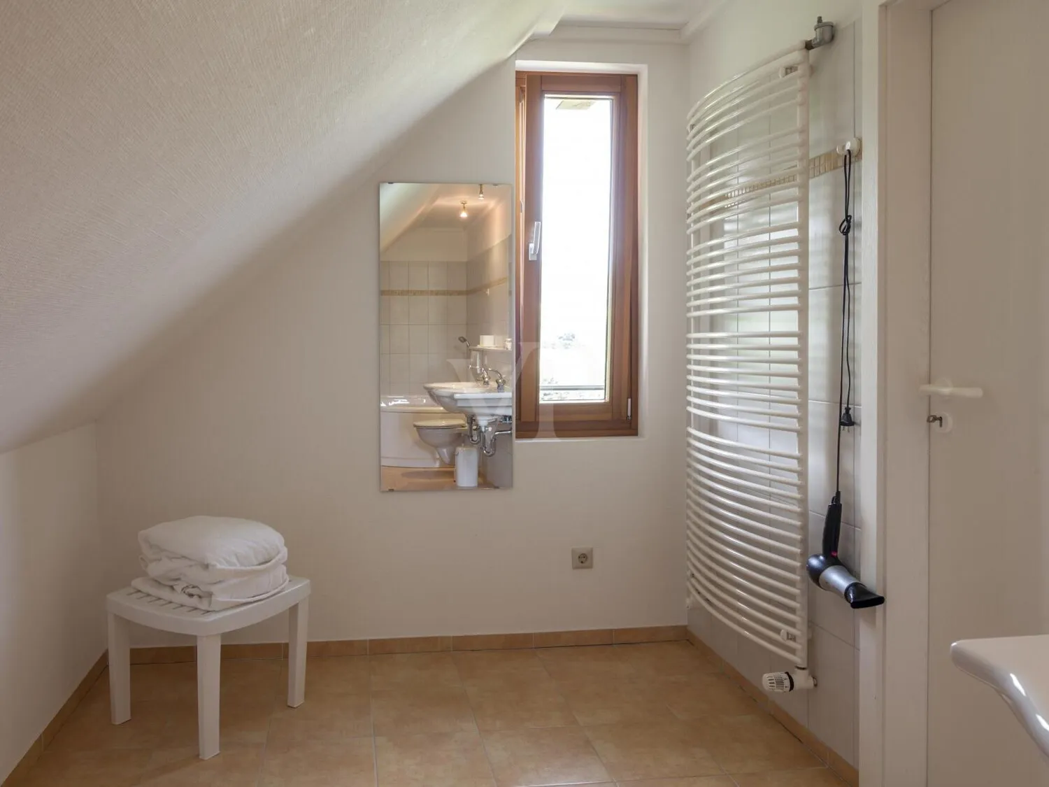 Badezimmer im Panoramazimmer