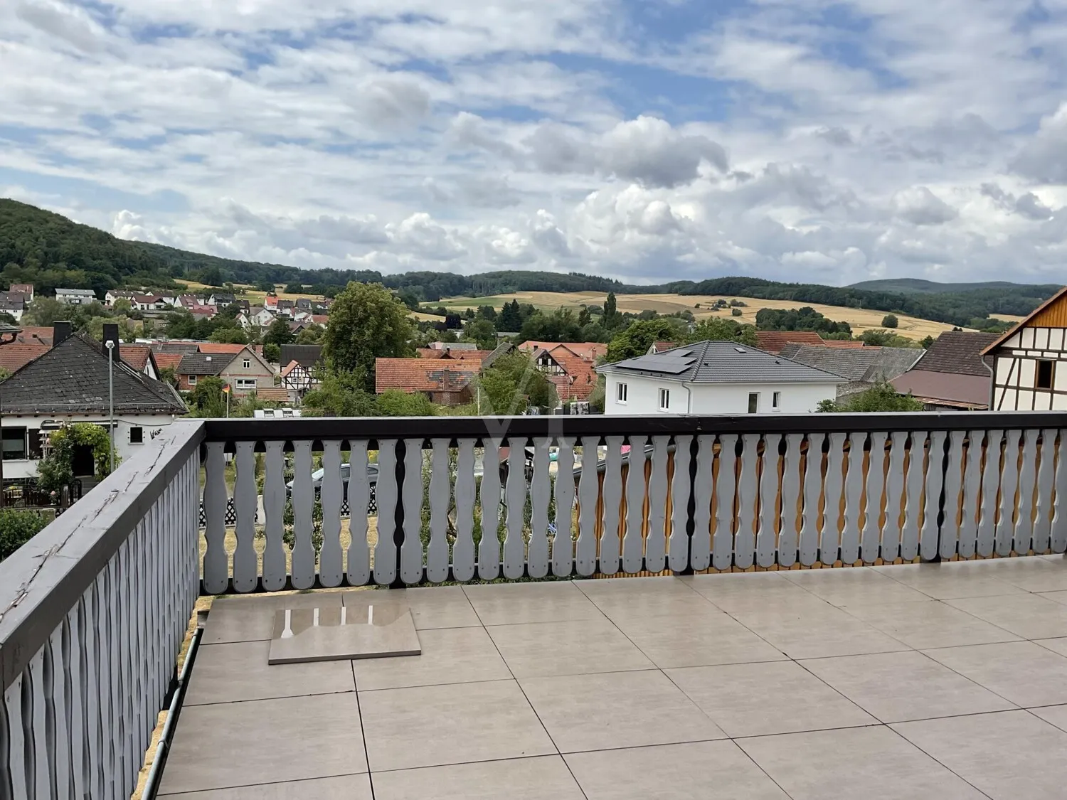 Ausblick von Balkon