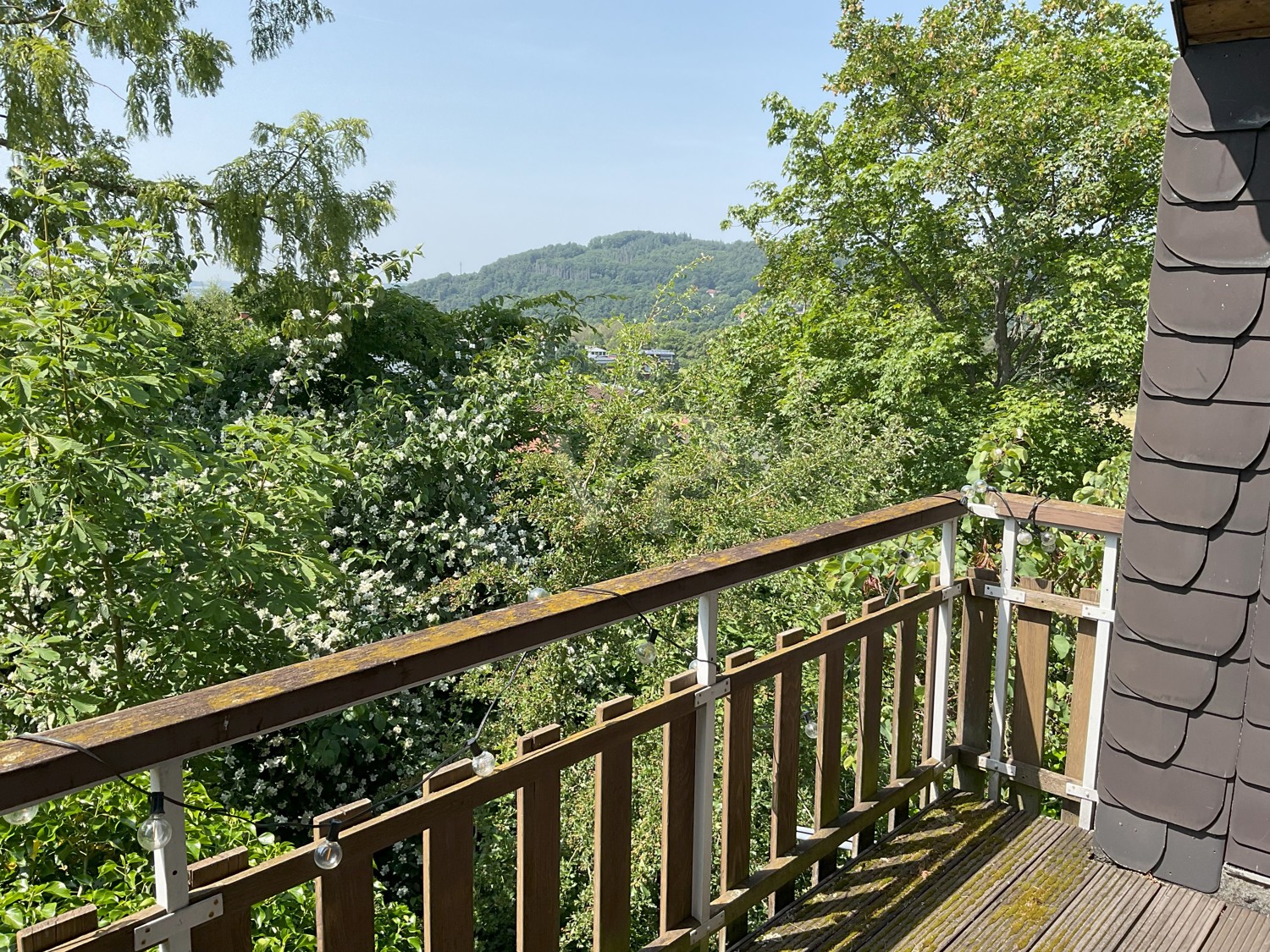 Ausblick Balkon