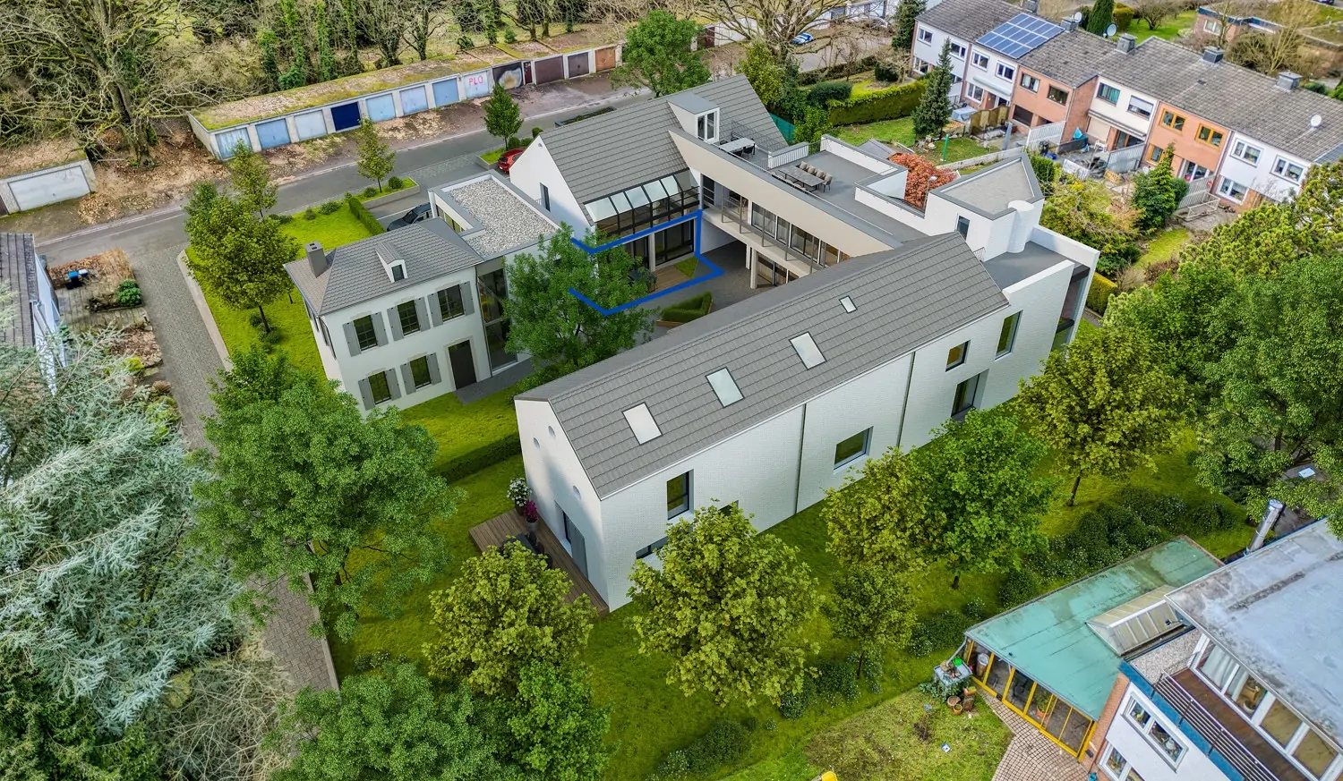 Rücksansicht - Innenhof