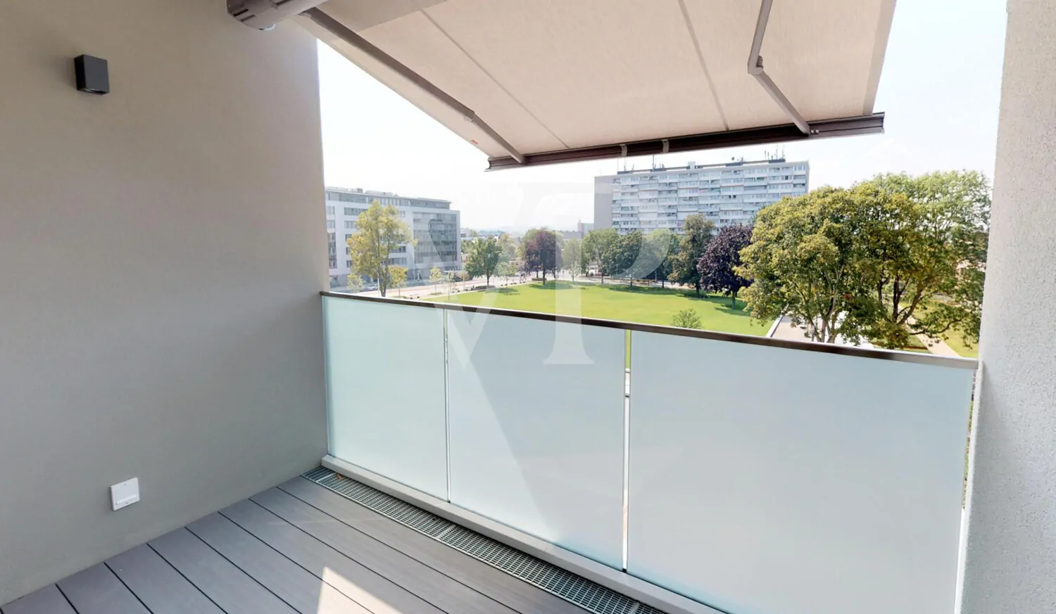 Loggia mit Beschattung