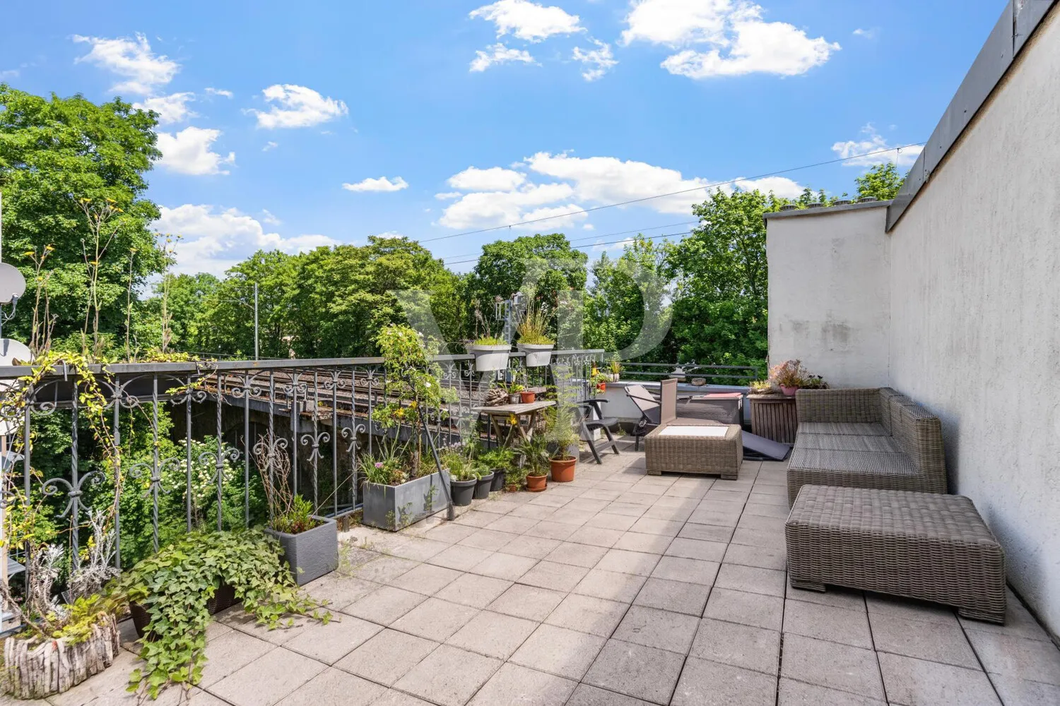 Gemeinschaftliche Terrasse