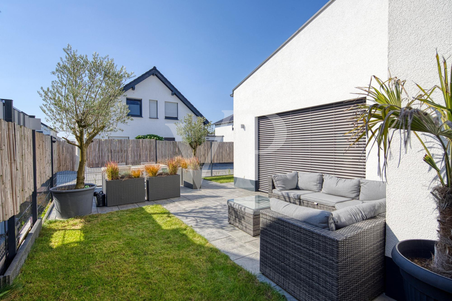 Terrasse am Wohnzimmer