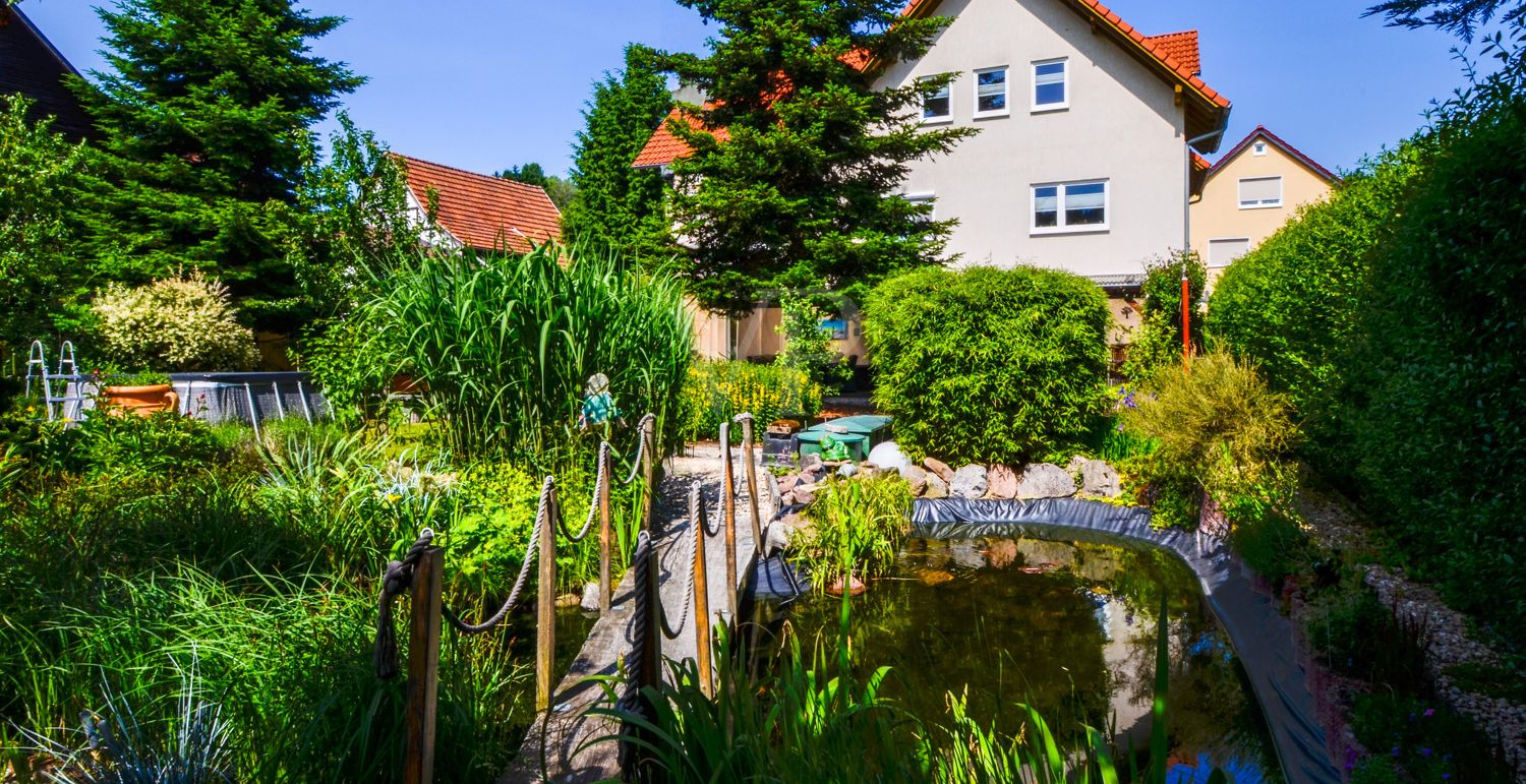 Ansicht Haus Garten
