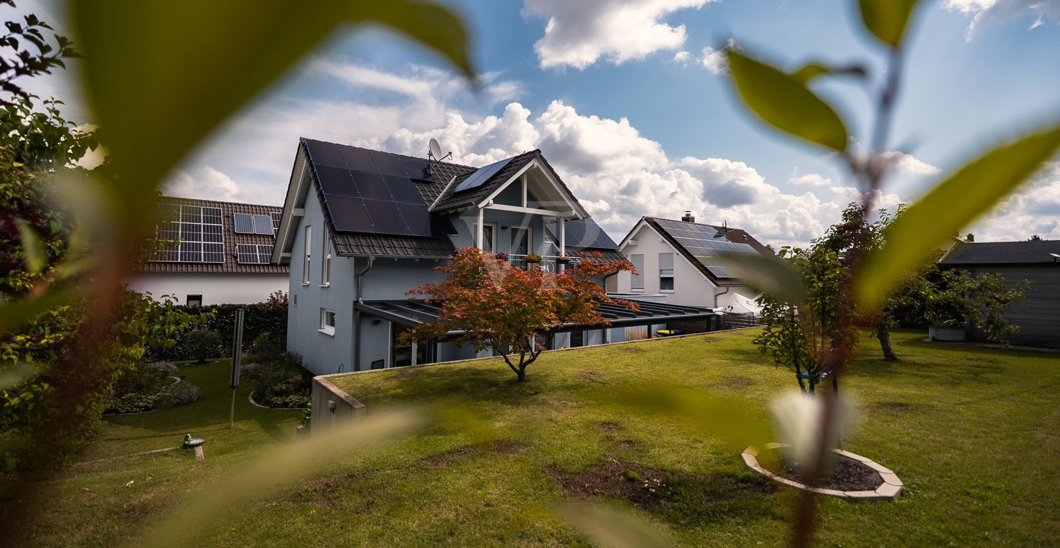 Blick aus dem Garten