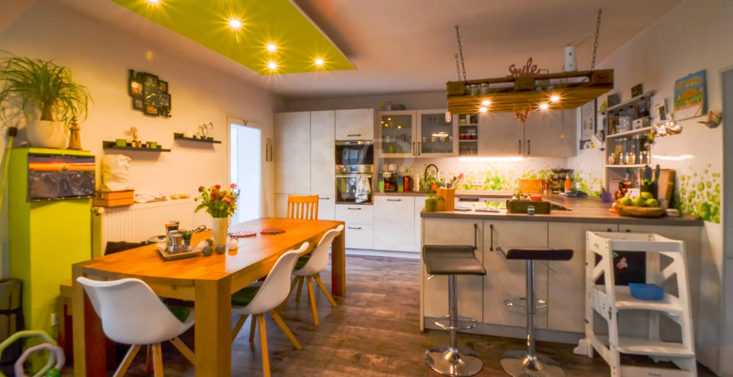 Essbereich und Küche