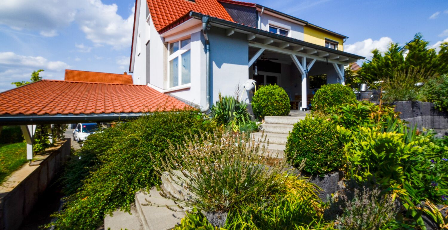 Ansicht von Garten