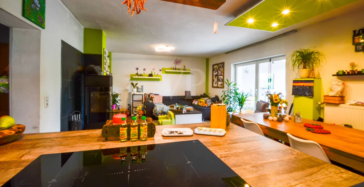 Blick in Wohnbereich