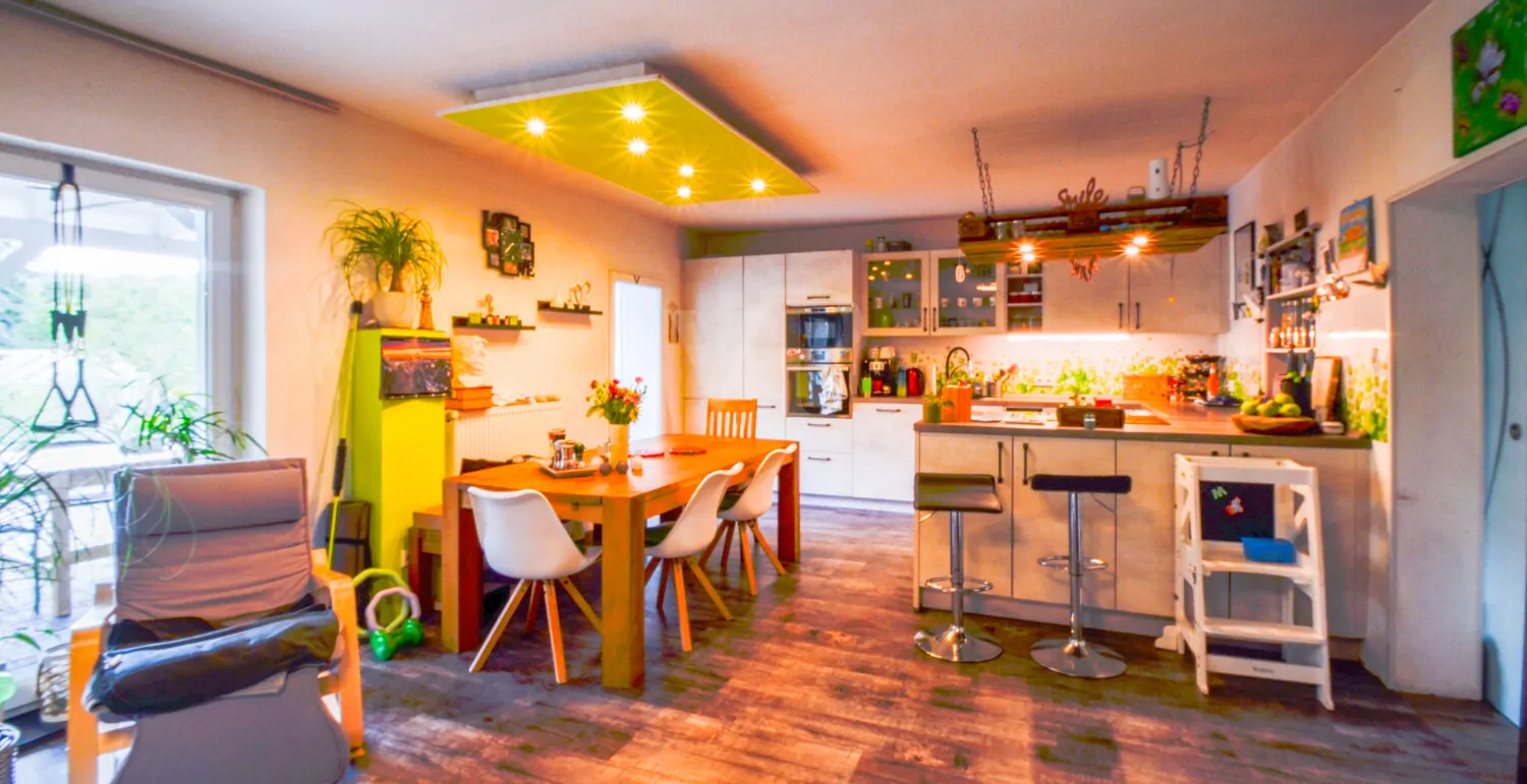 Essbereich und Küche