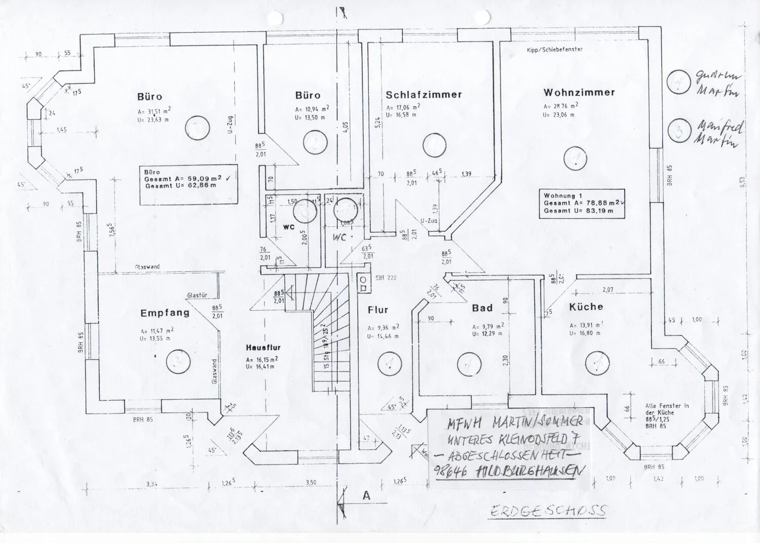 Grundriss Erdgeschoss
