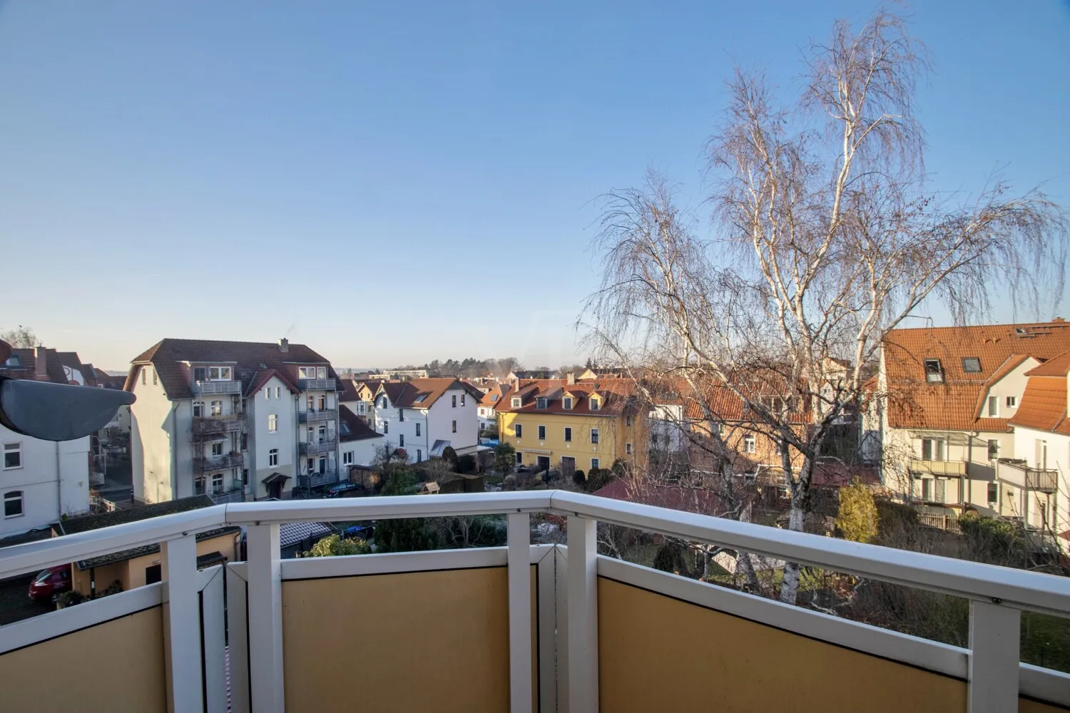 Ausblick vom Balkon