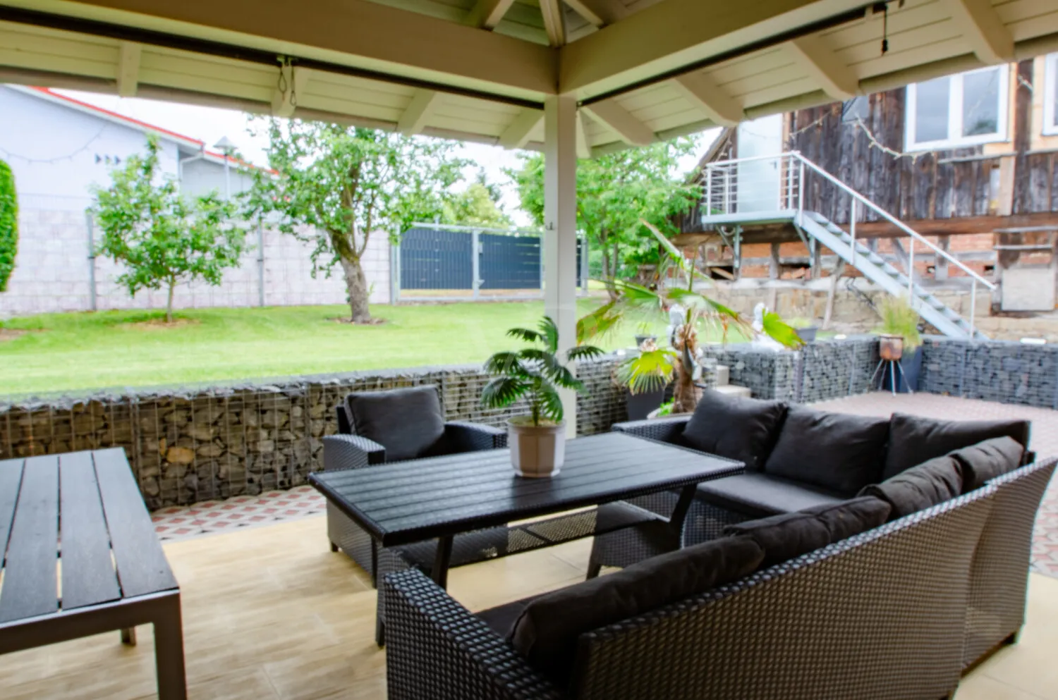 Überdachte Terrasse