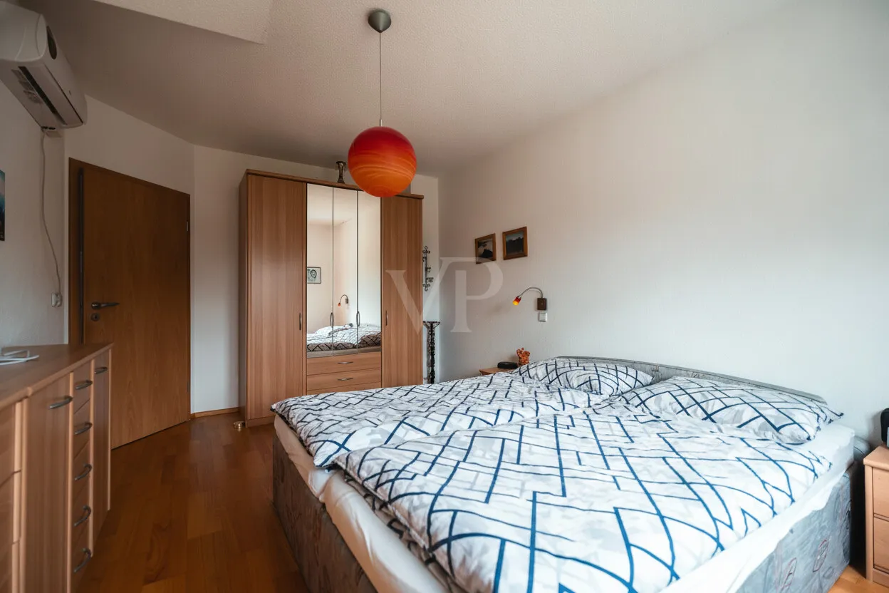 Schlafzimmer mit Klimaanlage