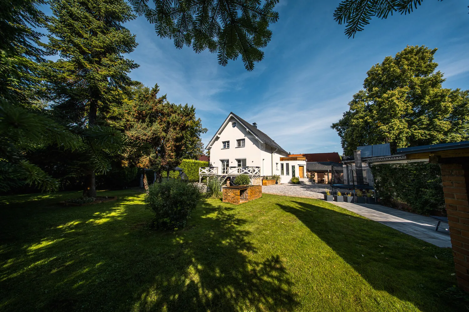 Blick vom Garten
