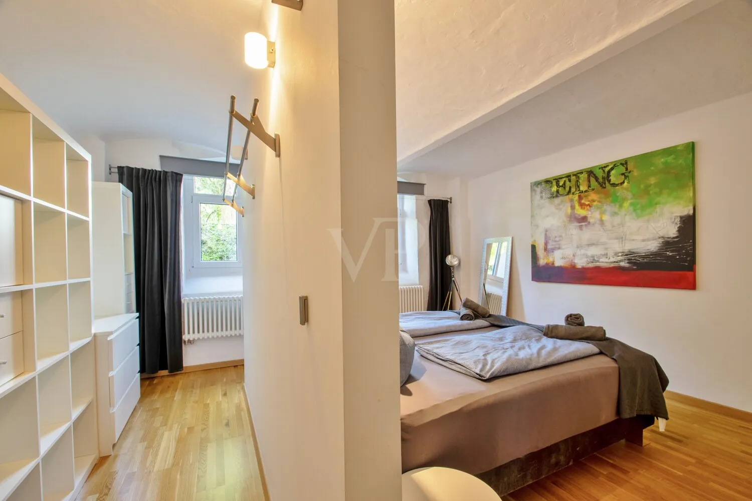 Schlafzimmer 2 im Souterrain mit Ankleide
