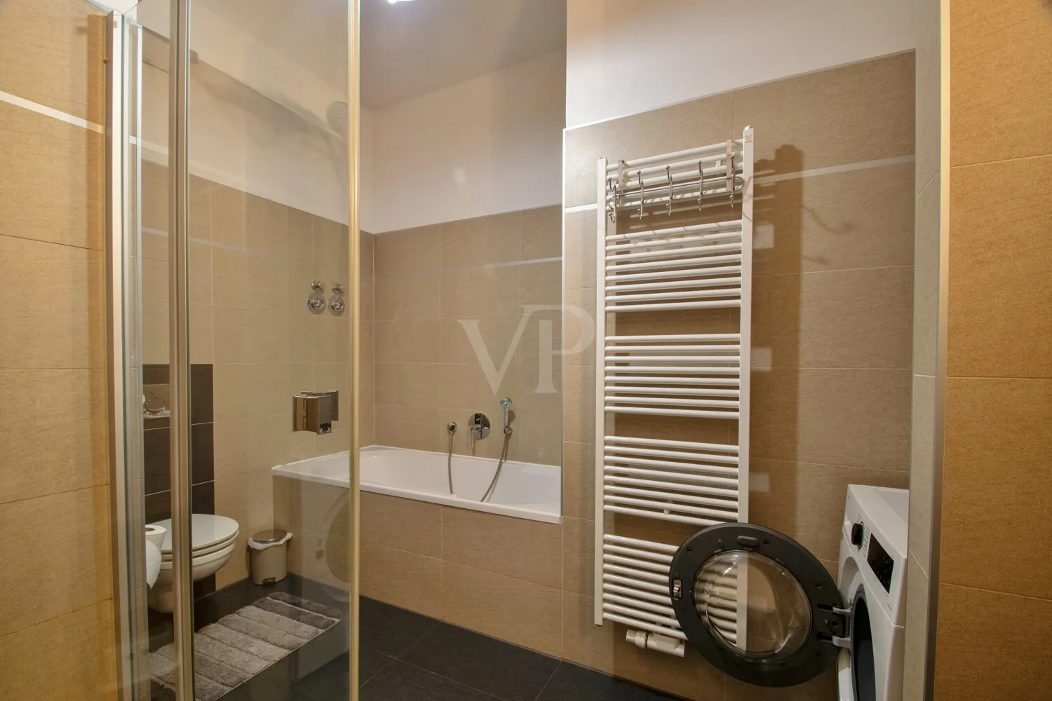 Badezimmer im Apartment