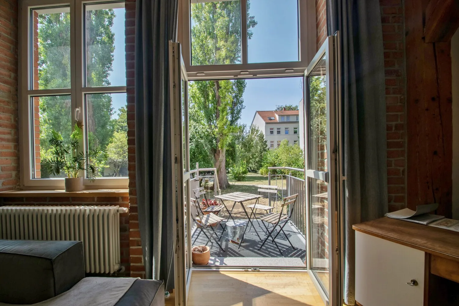 Balkon im Apartment
