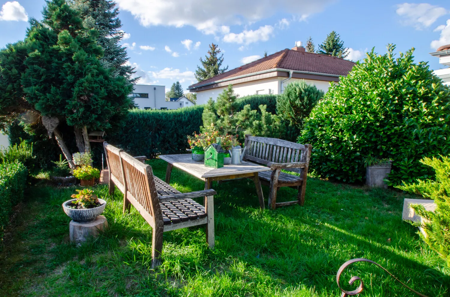Garten vor dem Haus