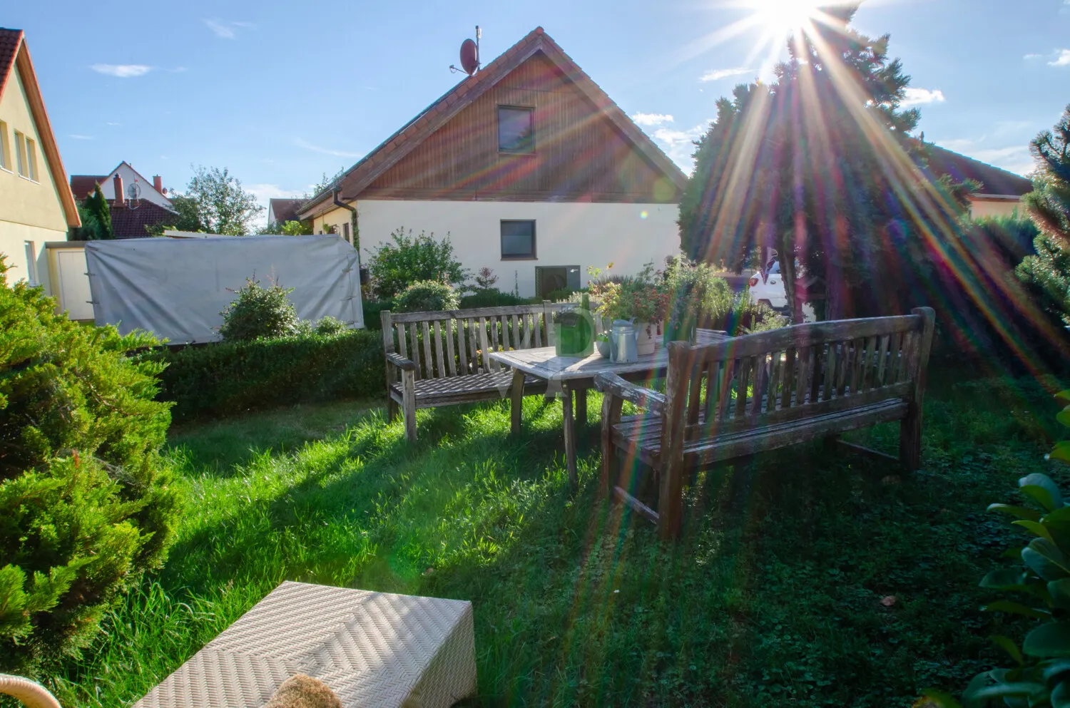 Garten vor dem Haus