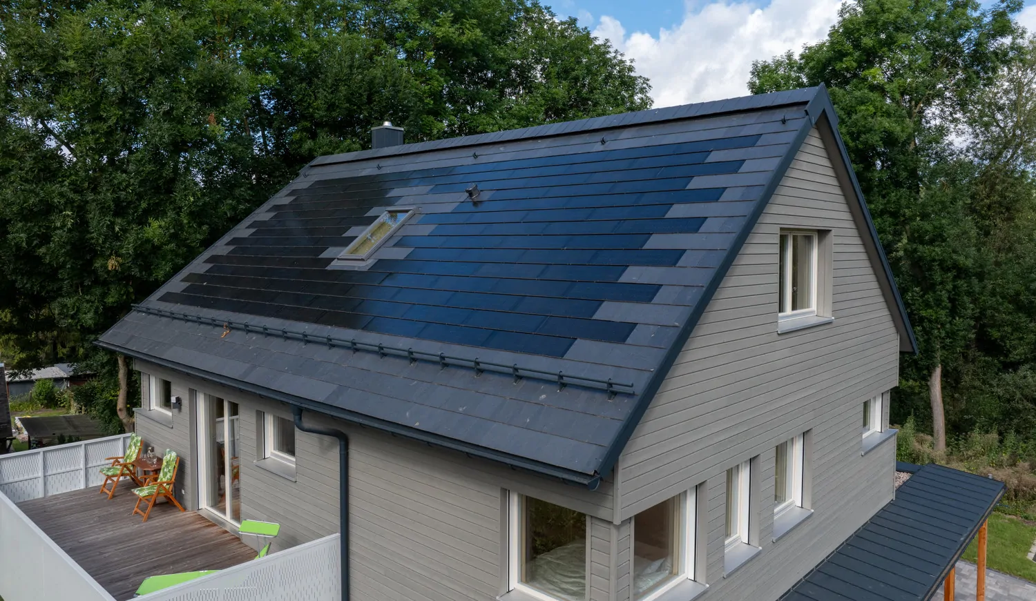 Draufsicht Musterhaus