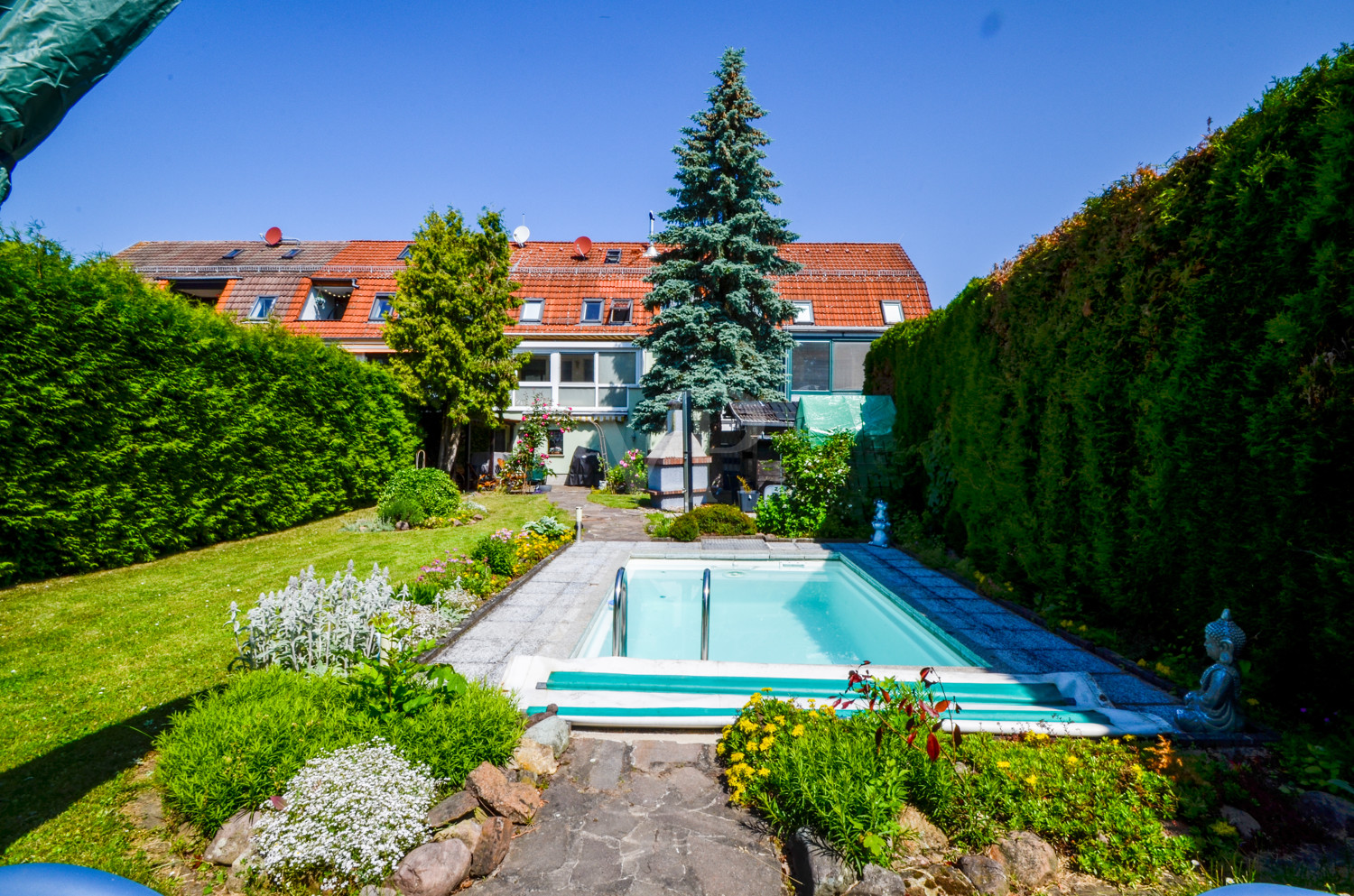 Ansicht Haus Rückseite