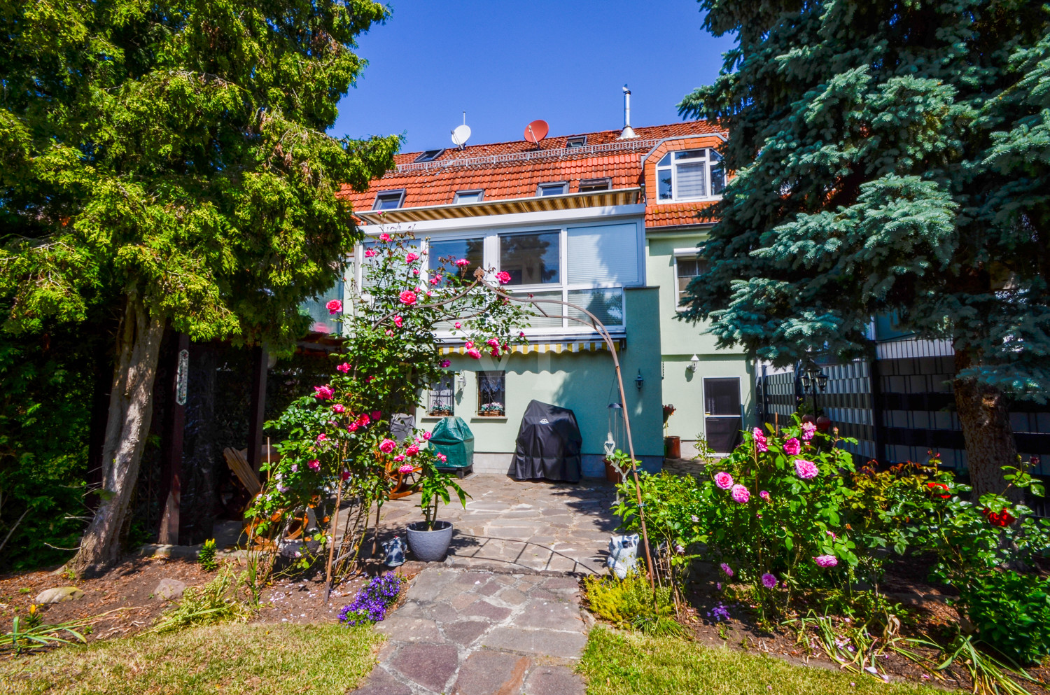 Ansicht Rückseite Haus
