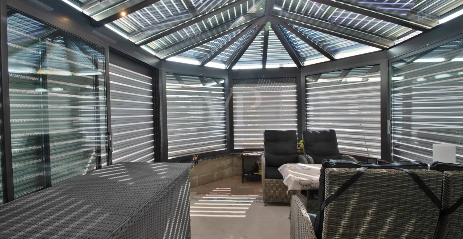 Beschattungsanlage Wintergarten