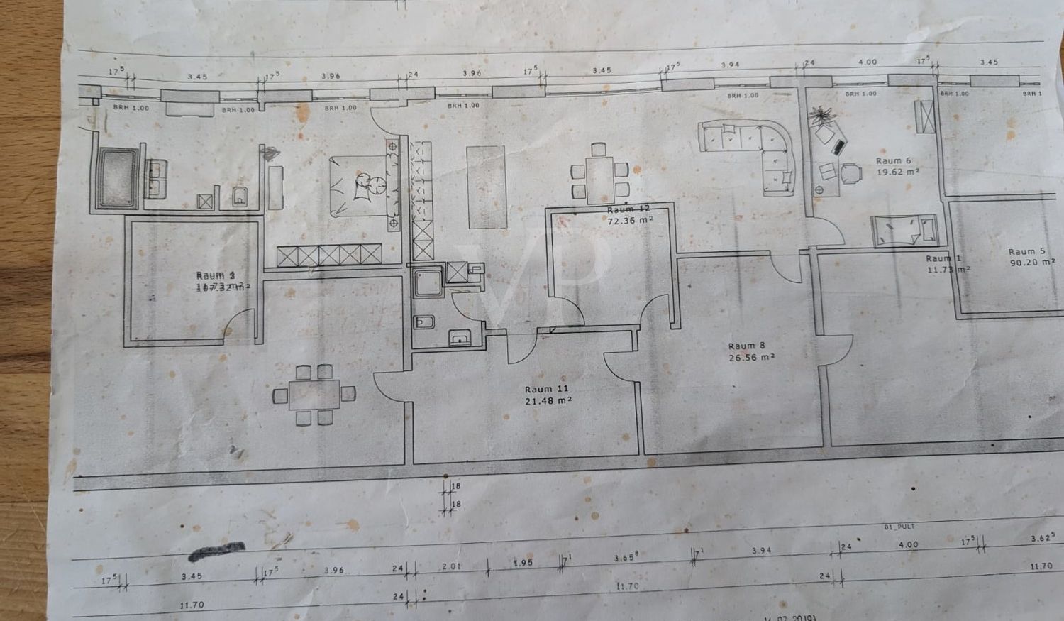 Grundriss Penthouse